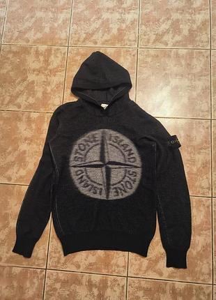 Кофта stone island свитер бег лого с патчем размер с состояния идеален
