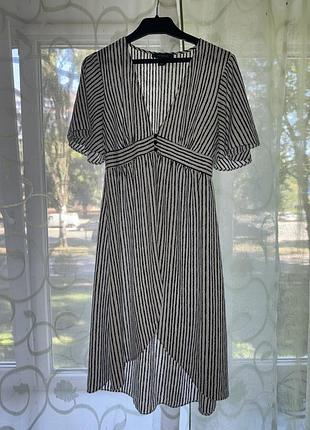 Стилтная легкая пляжная туника накидка на купальник парео халатик xs-s (34-36)