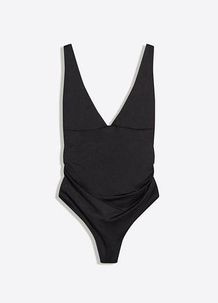 Новый боди черный bershka