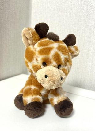 Колекційна м'яка іграшка жираф keel toys pippins (george) 14 см, плюшевий жирафик