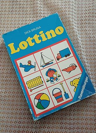 Винтажная детская игра лото lottino от ravensburger