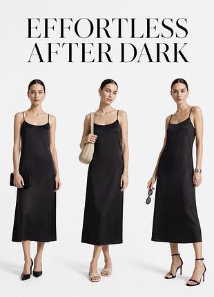 Сатинова сукня міді від calvin klein
