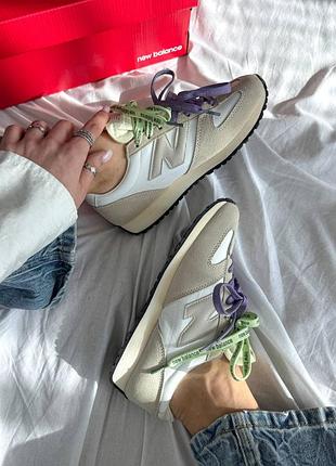 Жіночі кросівки new balance 471 white/beige
