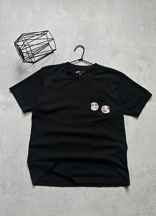 Оригінальна футболка uniqlo ut & “super mario” black t-shirt