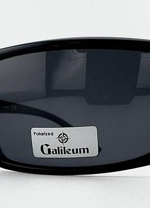 Сонцезахисні окуляри чоловічі galileum gp0319 col.1 поляризаційні, чорні
