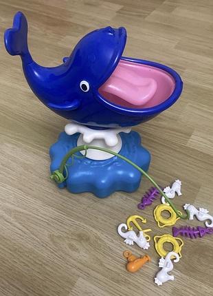Настільна дитяча гра leantoys water spraying whale
