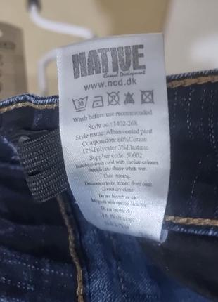 Стильні джинси native casual development (данія), розмір m — нові!