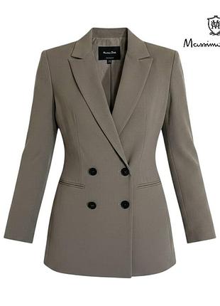 Оригінальний жіночий піджак massimo dutti розмір xs котоновий блейзер масимо дуті жакет повсякденний класичний old money vintage а1