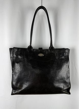 Большая кожаная сумка furla
