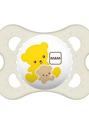 Новая пустышка соска mam start newborn 0-2 мес для новорожденных силиконовая ортодонтическая