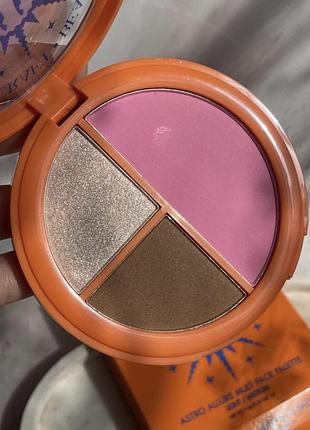 Палетка для обличчя рум'яна бронзер хайлайтер love+craft+beauty astro allure multi-face palette