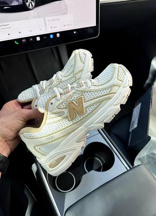 Жіночі кросівки new balance 740 white/yellow