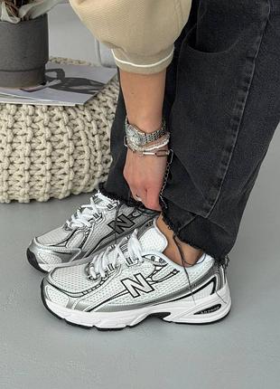 Жіночі кросівки new balance 740 v2 white/silver/black