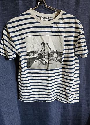 Футболка zara paul newman