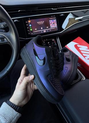 😎 мужские кроссовки nike air force 1 low foamposite purple black