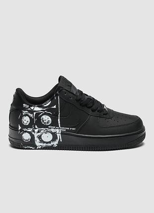 😎 мужские кроссовки nike air force 1 low х comme des garçons supreme black