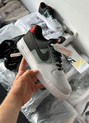 😎 мужские кроссовки nike air force 1 low 'black smoke grey'