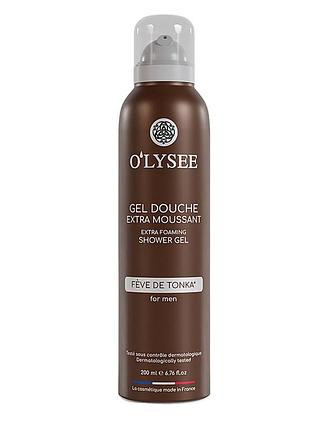 Гель-піна для душу для чоловіків з пряним ароматом o’lysee fève de tonka extra foaming shower gel, 200 мл
