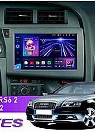 Штатна магнітола teyes cc3 4+64 gb audi a6 c6 2004-2011, s6 3 2006-2011, rs6 2 2007-2012 9"