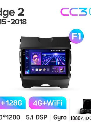 Штатна магнітола teyes cc3 2k 6+128 gb ford edge 2 2015-2018 (f1) 9"