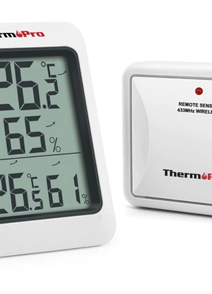 Термометр гигрометр thermopro tp60s с внешним датчиком – это термометр гигрометр с внешним датчиком. также есть возможность подключения еще двух датчи