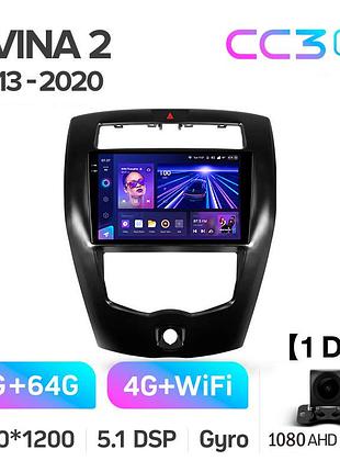 Штатная магнитола teyes cc3 2k 4+64 gb nissan livina 2 (1 din) 2013-2020 10" 1din