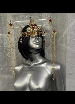 Китайская корона, корона в китайском стиле, косплей