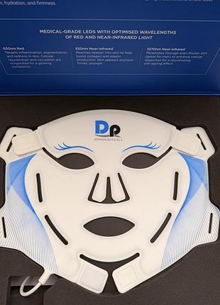 Dp dermaceuticals led face лед маска з червоним світлом оригінал з офіційного сайту
