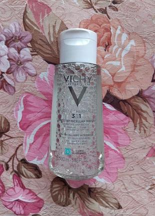 Vichy purete thermale 3in1 one step micellar water міцелярна вода для чутливої шкіри обличчя та очей