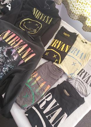 Світшот nirvana,офіційний мерч. 2