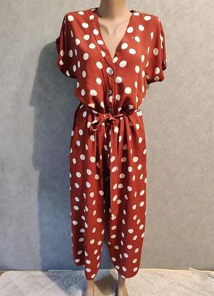 New look летний комбинезон, ромпер из вискозы