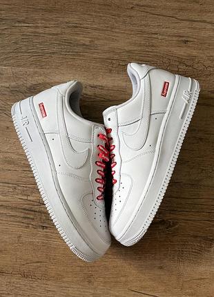 Кросівки nike air force 1 low white supreme
