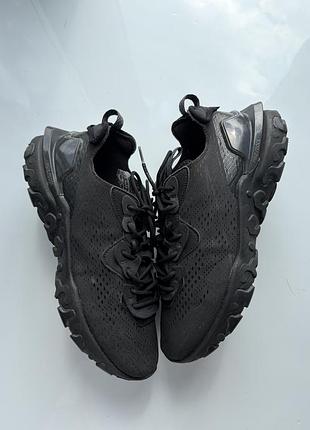 Кросівки nike react vision triple black