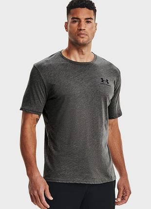 Чоловіча сіра футболка under armour андер армор оригінал