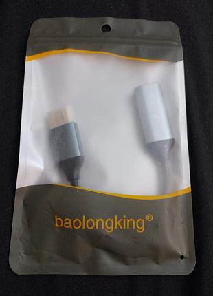 Адаптер addap uc2dp-01 предназначен для преобразования сигнала с порта usb type-c в displayport.