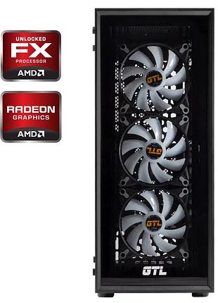Ігровий пк б-клас gtl gaming x3602b tower / amd fx-8300 (8 ядер по 3.3 - 4.2 ghz) / 16 gb ddr3 / 120 gb ssd + 1000 gb hdd / amd