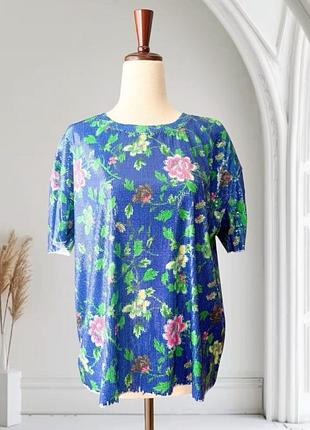 Футболка в паетках луска, яскрава, zara