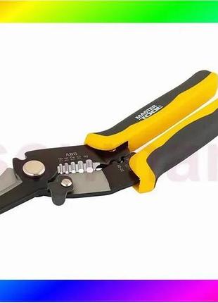 Bs ножницы электричество mastertool best mix мультифункциональные 0.1-1.3 / 1.3-8.0 мм² 75-2276 bas77/n