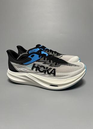 Професійні бігові кросівки з карбоновою пластиною hoka one one rocket x 3 (carbon fiber plate) оригінал 1168724 wblc