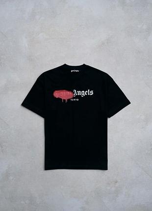 Футболка palm angels tokyo × off white
