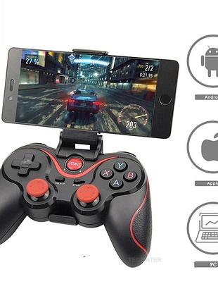 Бездротовий геймпад х3 блютуз gamepad x3 bluetooth pc android tv box для смартфона телефона