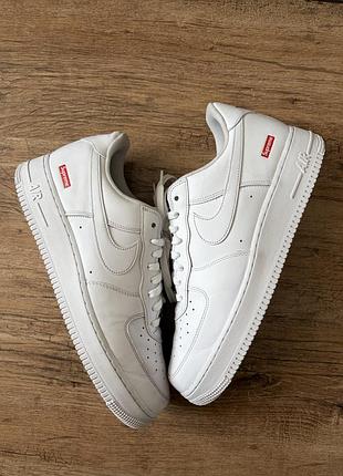 Кросівки nike air force 1 low white supreme