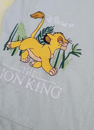 Коттоновий трикотажний ромпер,40-44разм, disney lion king.