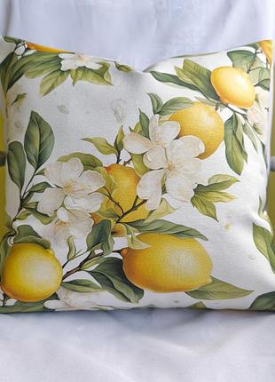 Декоративная наволочка  35*35 с  фламинго