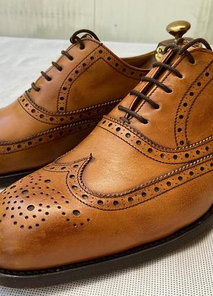 Повністю шкіряні броги від herring shoes (англія)