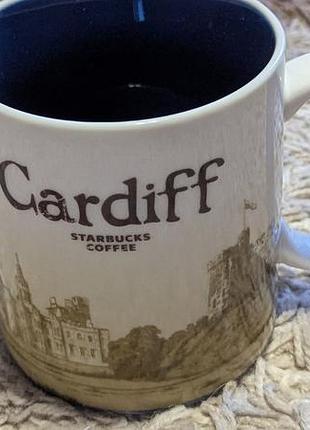 Starbucks coffee cardiff коллекционная чашка 470мл