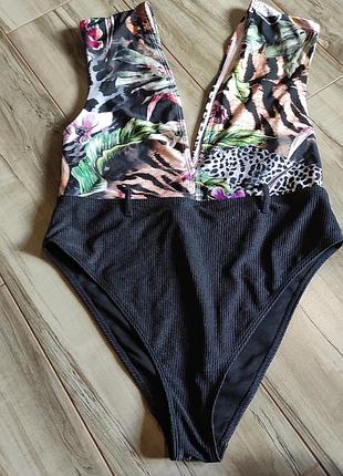 Стильний злитний купальник river island, розмір uk 16 / eur 42 (l/xl)