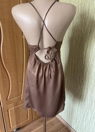 Платье мокко pull &amp; bear 3