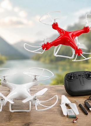 Квадрокоптер с камерой и пультом управления / дрон со стабилизацией drone x8
