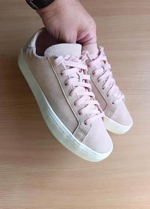 Кросівки adidas court vantage pink розмір 39(25см)